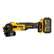 Dewalt akkus sarokcsiszoló DCG409T1-QW 18V 1x6,0 Ah