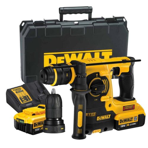 Dewalt akkus SDS-Plus fúró-vésőkalapács DCH254M2-QW 18V 2x4,0Ah