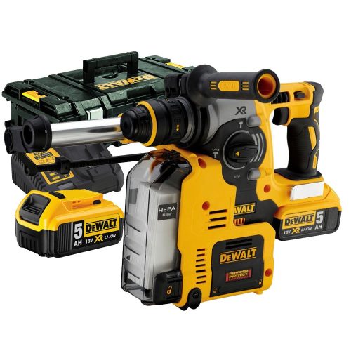 Dewalt akkus SDS-Plus fúró-vésőkalapács DCH275P2-QW 18V 2x5,0Ah