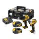 Dewalt  akkus gépszett DCK2062M2T (DCD709 + DCF809) 18V XR 2x4,0 Ah, TSTAK kofferben