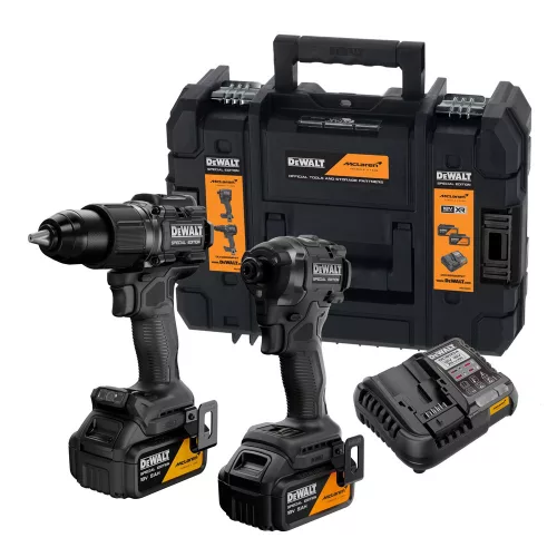 Dewalt x McLaren akkus gépszett DCK2222MP2T-QW (DCD86M + DCF86M) 18V 2x5,0 Ah, TSTAK kofferben