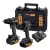 Dewalt x McLaren akkus gépszett DCK2222MP2T-QW (DCD86M + DCF86M) 18V 2x5,0 Ah, TSTAK kofferben