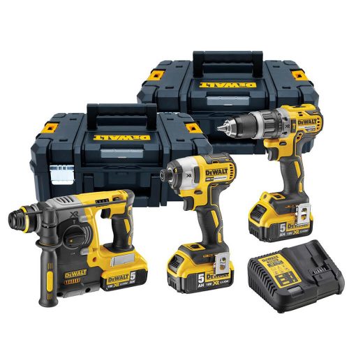 Dewalt akkus gépszett DCK368P3T-QW 18V XR 3x5,0Ah