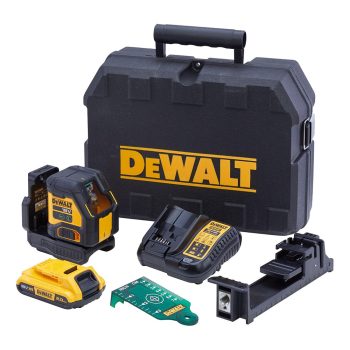   Dewalt akkus keresztvonalas zöld szintezőlézer DCLE34021D1-QW 18V 1x2,0Ah