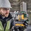 Dewalt akkus zöld vonallézer DCLE34031N-XJ 18V alapgép, TSTAK kofferben