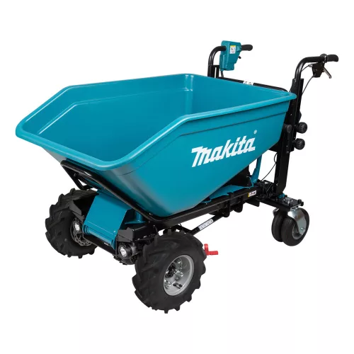 Makita akkus anyagmozgató 2x18V LXT Li-ion BL 300 Kg EL ürítés alapgép, BILLENCS felépítmény