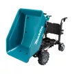 Makita akkus anyagmozgató 2x18V LXT Li-ion BL 300 Kg EL ürítés alapgép, BILLENCS felépítmény