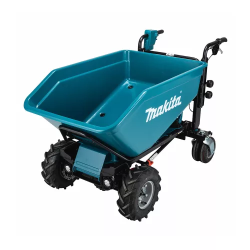 Makita akkus anyagmozgató 2x18V LXT Li-ion BL 300 Kg alapgép, BILLENCS felépítmény