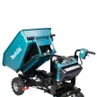 Makita akkus anyagmozgató 2x18V LXT Li-ion BL 300 Kg alapgép, BILLENCS felépítmény