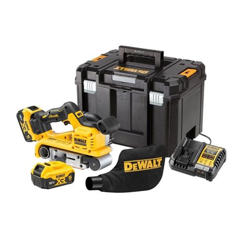 Dewalt akkus szalagcsiszoló DCW220P2-QW 18V 2x5,0Ah