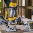 Dewalt akkus felsőmaró DCW604P2-QW 18V 2x5,0Ah