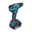 Makita akkus fúró-csavarbehajtó 18V, DDF490RFJ, 2 x 3.0 Ah Li-ion akkumulátor, töltő, MAKPAC