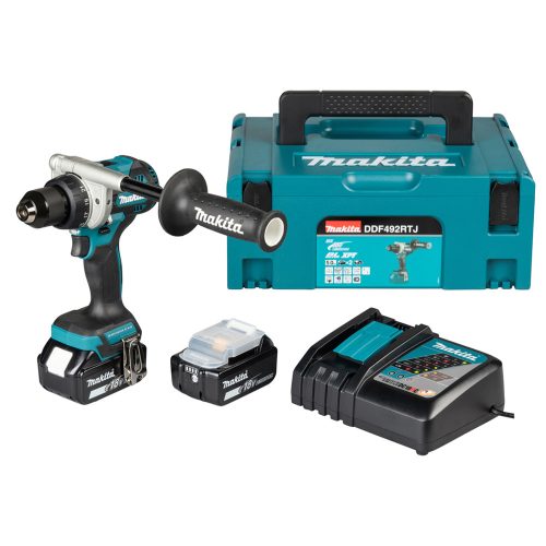 Makita akkus fúró-csavarbehajtó DDF492RTJ 18V 2x5,0Ah