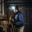 Dedra téli sapka zseblámpával, fekete színben, univerzális méretben