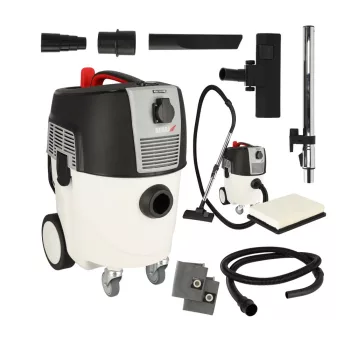   Dedra nedves és száraz porszívó 1600W, beépített max 2000W-os konnektorral