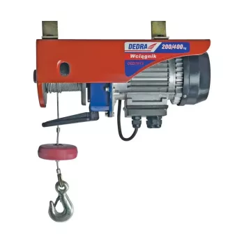 Dedra elektromos csörlő 1,0kW, 6m/500kg, 12m/250kg