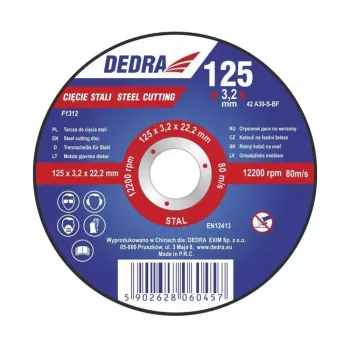 Dedra vágókorong acélra 230x3,0x22,2