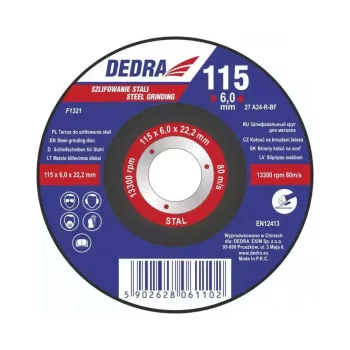 Dedra vágókorong acélra 230x6,0x22,2