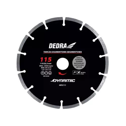 Dedra szegmentált gyémánt csiszolótárcsa 350/25,4mm Dynamic