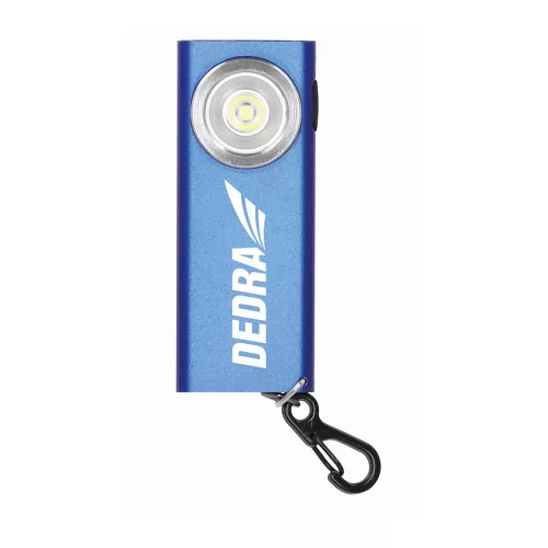 Dedra slim LED-es kulcstartó zseblámpa 210lm, USB-C