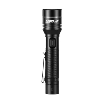 Dedra lED-es zseblámpa 1000lm, zoom, akkumulátor 2200mAh