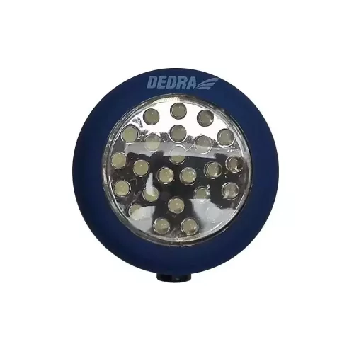 Dedra 24 LED kerek elemlámpa mágnessel (rendelés min.12db- 1csomag)