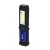 Dedra zseblámpa 3W COB LED + 1W LED, hosszúkás talppal, elemekkel