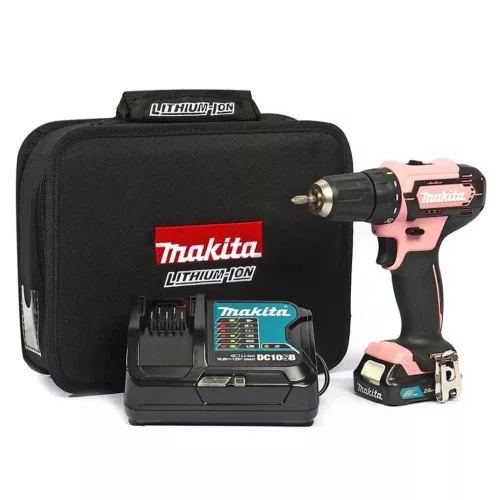 Makita akkus fúró-csavarbehajtó DF333DSAP1 12Vmax 1x2,0Ah, Pink
