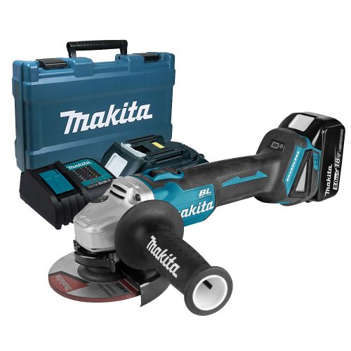 Makita akkus sarokcsiszoló DGA504RTJ 18V 2x5,0Ah