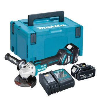   Makita akkus sarokcsiszoló DGA513RTJ LXT Li-ion BL 18V 2x5,0 Ah