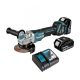 Makita akkus sarokcsiszoló DGA519RTJ 18V 2x5,0Ah 125mm