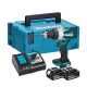 Makita akkus ütvefúró-csavarbehajtó MakPac kofferban DHP489RTJ 18V LXT Li-Ion BL 110Nm 2x5.0Ah
