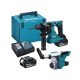 Makita akkus SDS Plus fúrókalapács DHR181RTWJ 18V 2x5,0Ah + DX16