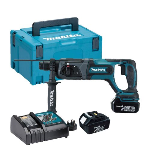 Makita akkus SDS-Plus fúró-vésokalapács DHR241RTJ 18V 2x5,0Ah