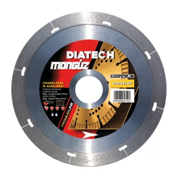   Diatech Mongúz gyémánt vágótárcsa greslap, gránitlap, kerámia 350x2x30/25,4mm