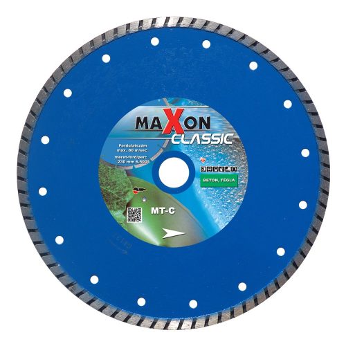 Diatech Maxon turbó gyémánt vágótárcsa 180x22,2x7mm