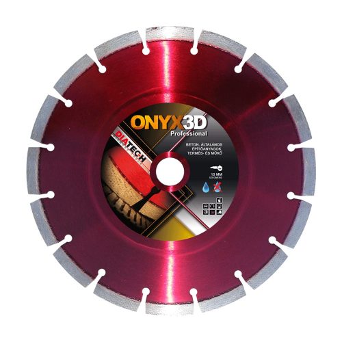 Diatech ONYX3D szegmenses gyémánt vágótárcsa 150x22,2x10mm