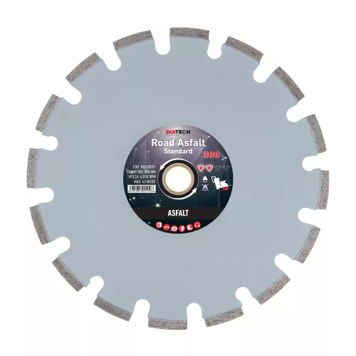 Diatech Road Standard vágótárcsa aszfalthoz 300x2,8x10x30/25,4mm