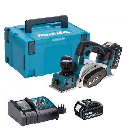 Makita akkus gyalugép DKP180RTJ 18V 2x5,0Ah