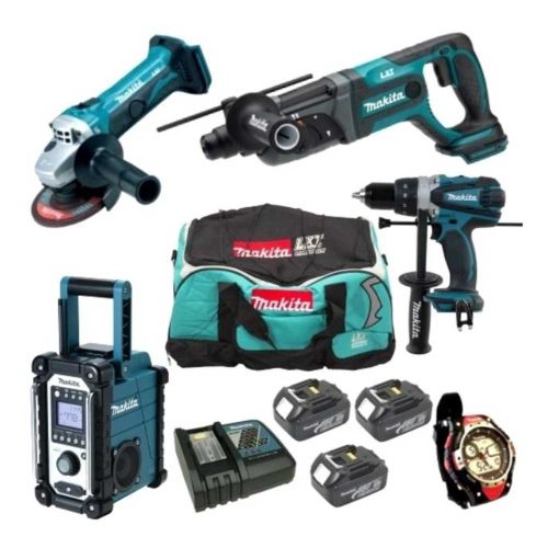 Makita akkus gépszett DLX4155TX1 18V 2x5,0Ah