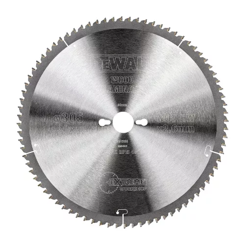 DEWALT DT4260-QZ körfűrészlap fához 305x30 mm S40, 80 fog