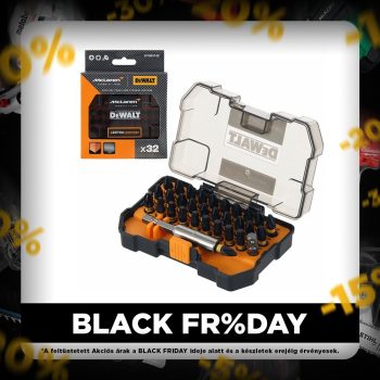   Dewalt x McLaren DT70901T-QZ 32 részes bitkészlet mágneses bittartóval