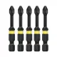 Dewalt torziós bitkészlet, gépi PH2-50mm 5 részes