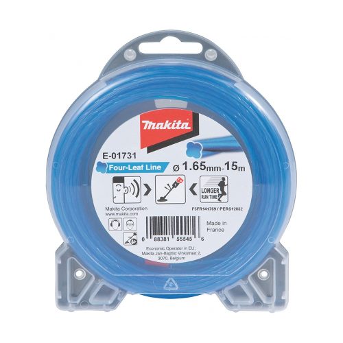 Makita négylevelű damil kék, 1,65mm 15m