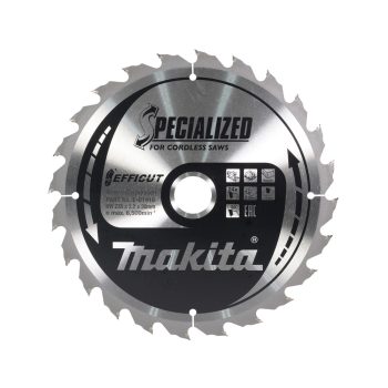   Makita EFFICUT körfűrészlap akkus géppel, fához 235x30x2,2mm 24 fog