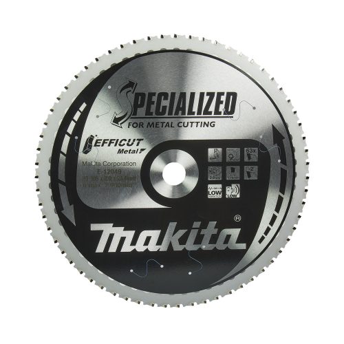 Makita EFFICUT körfűrészlap akkus géppel, fémhez 305x25,4x2mm 63 fog