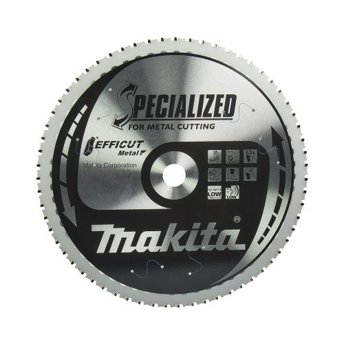 Makita EFFICUT körfűrészlap akkus géppel, fémhez 305x25,4x2mm 63 fog