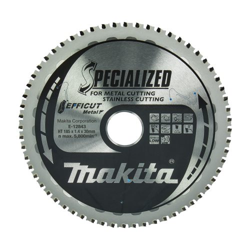 Makita EFFICUT merülő körfűrészlap 60 fogú 185x30mm