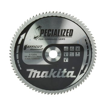  Makita EFFICUT körfűrészlap akkus géppel, alumíniumhoz 306x30x2mm 81 fog