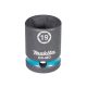 Makita IMPACT BLACK gépi dugókulcs 1/2" 19x38 mm CR-MO